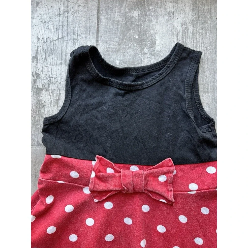 Los Angeles Boutique Minnie Mickey Mouse Disney Cotton Summer Sundress 4T
